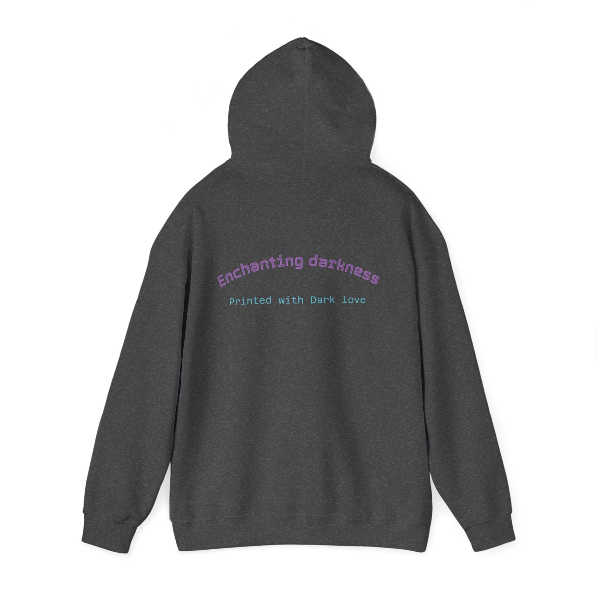 Enchanting Darkness Hoodie — Gothic Moon Graphic Pullover