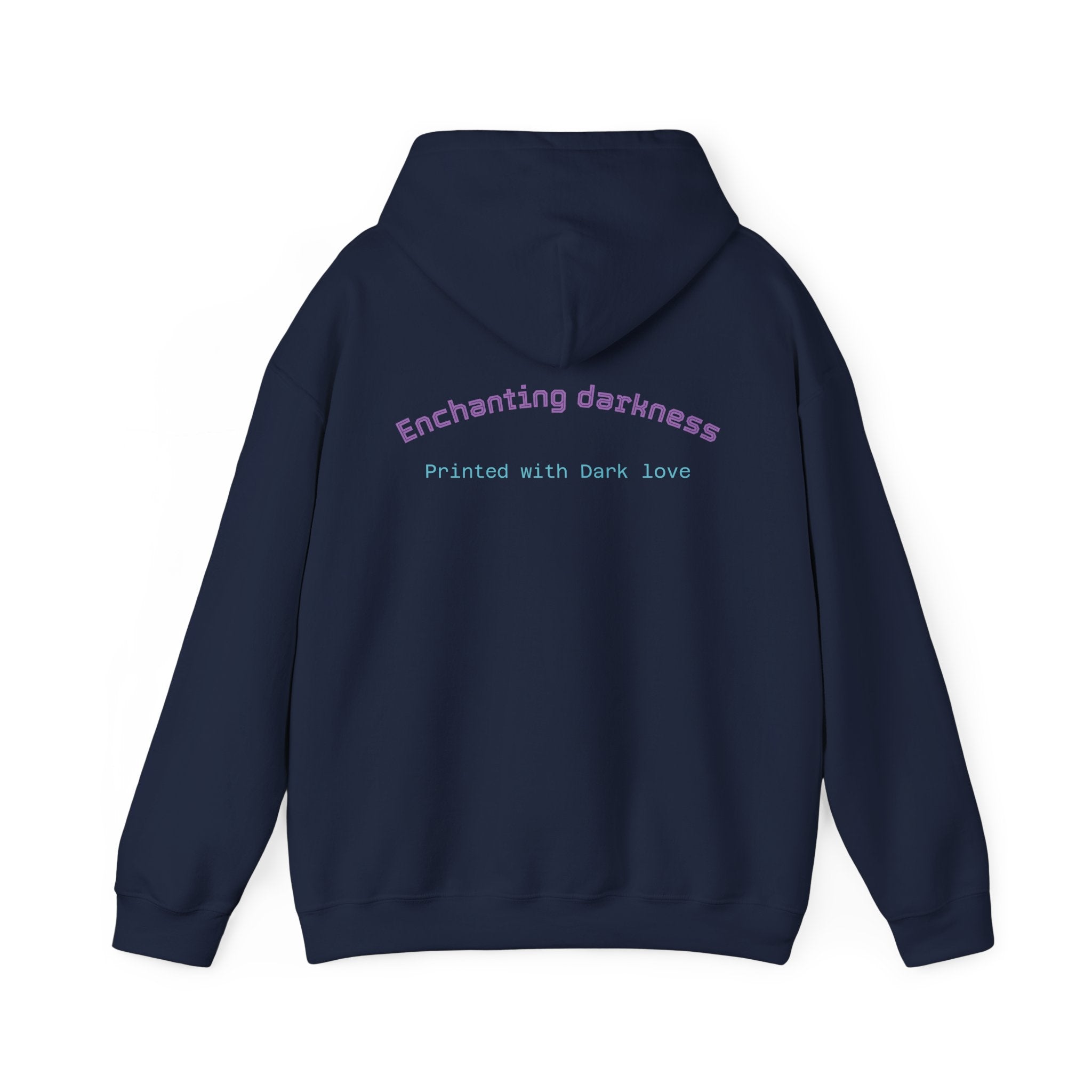 Enchanting Darkness Hoodie — Gothic Moon Graphic Pullover