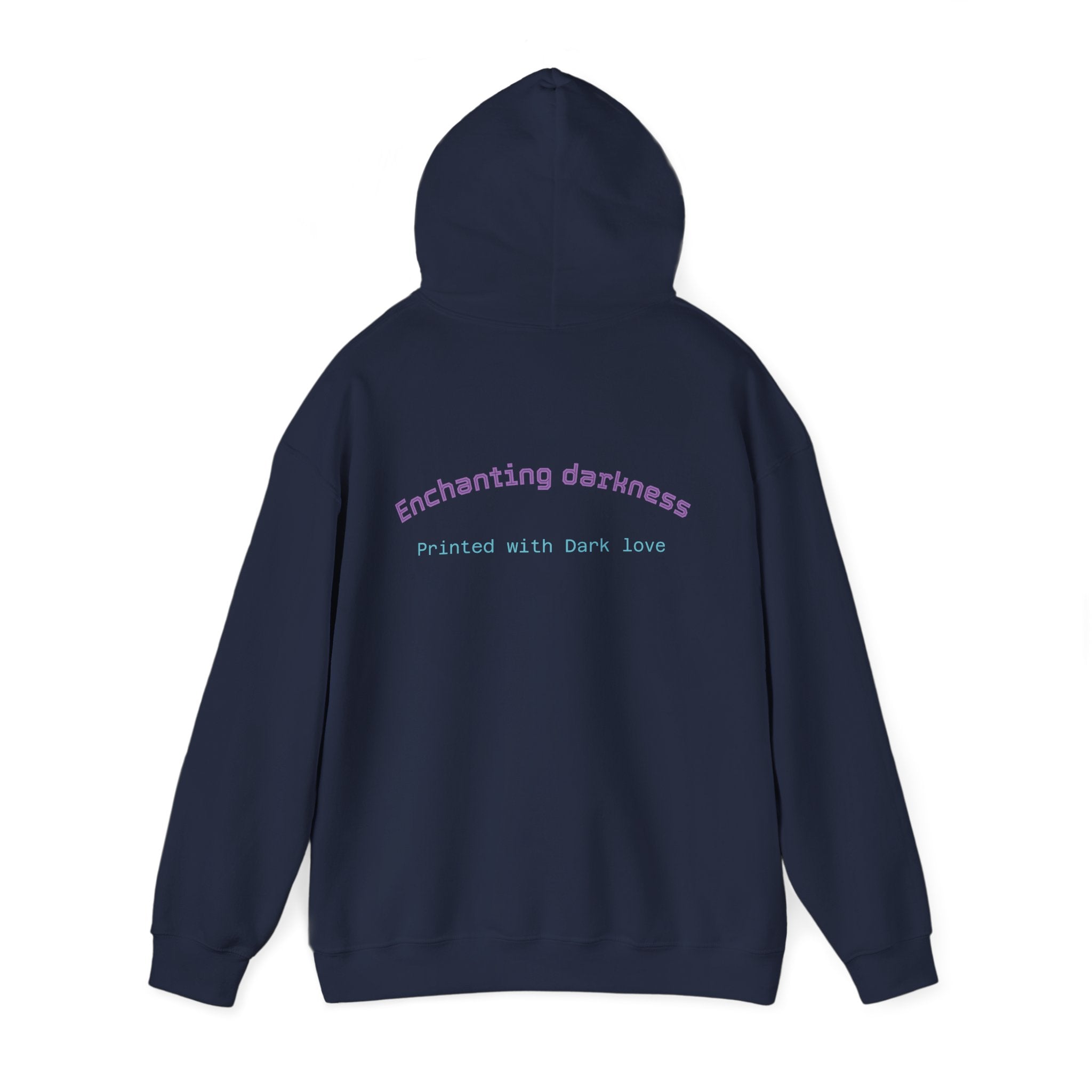 Enchanting Darkness Hoodie — Gothic Moon Graphic Pullover