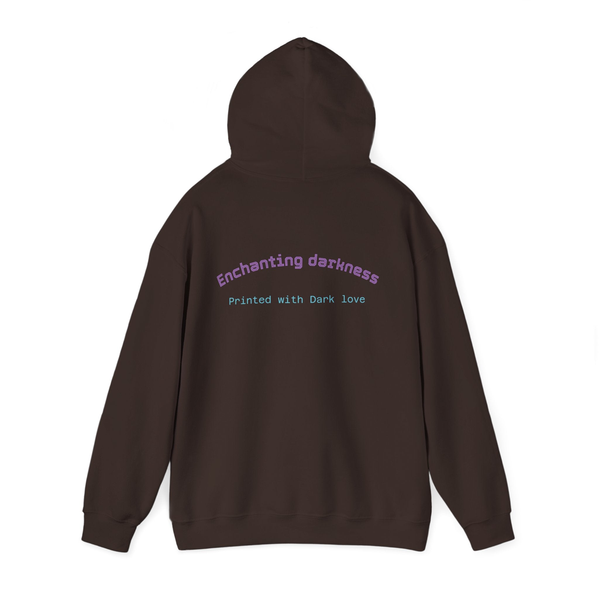 Enchanting Darkness Hoodie — Gothic Moon Graphic Pullover